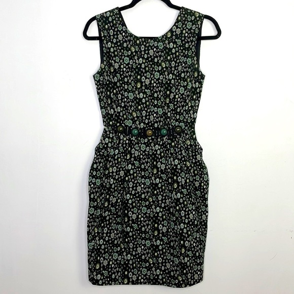 Marc Jacobs designer floral embellished open back dress - Picture 2 of 16